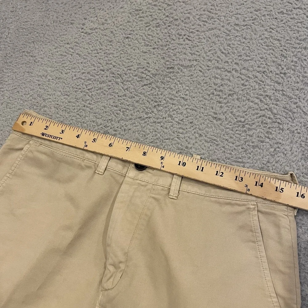 Saturdays NYC Chino Pants Mens 31x31 Beige‎ Cotton Twill Slim Fit
